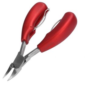 Podiatrist's Special Toenail Clippers For The Elderly With Thick Toenails (Color: Red)